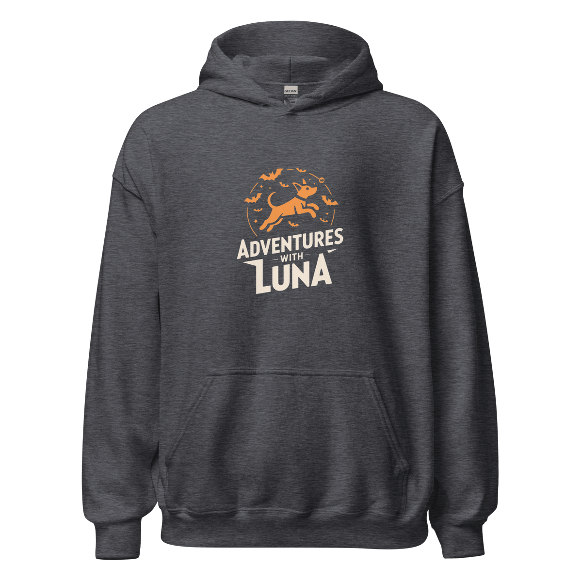 AWL Luna Flying with Bats Unisex Hoodie - Adventures With Luna