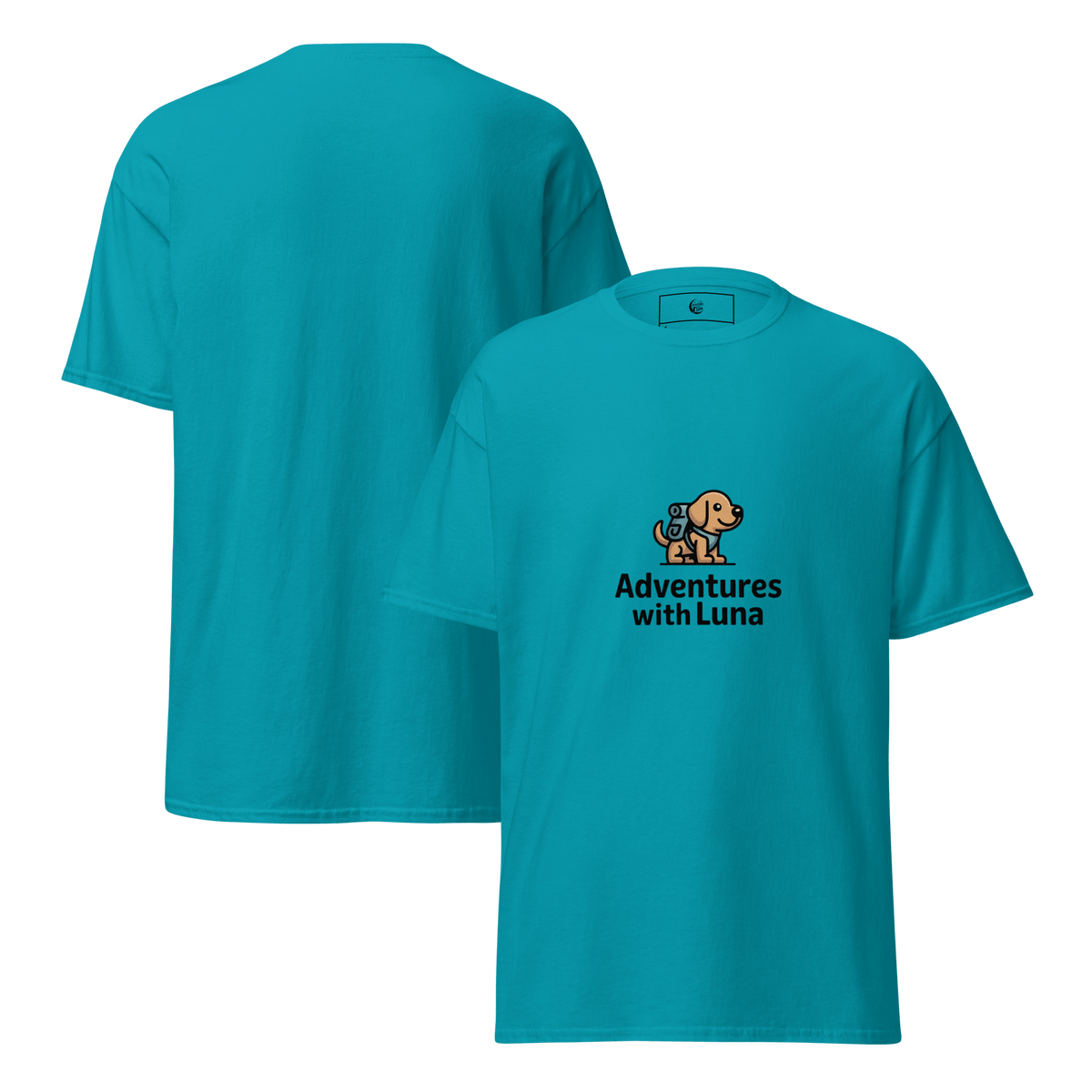 Backpacking Luna Unisex Tee - Adventures With Luna
