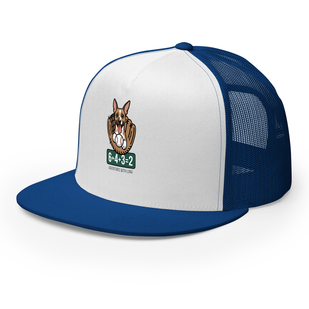 Luna's Baseball Math Trucker Cap - Adventures With Luna
