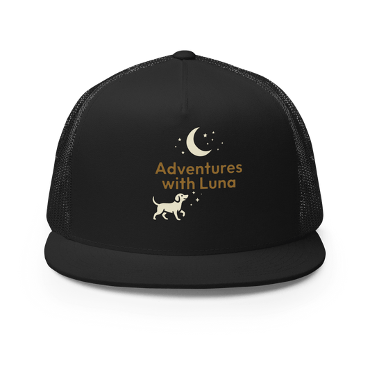 Night Walkies Trucker Cap - Adventures With Luna