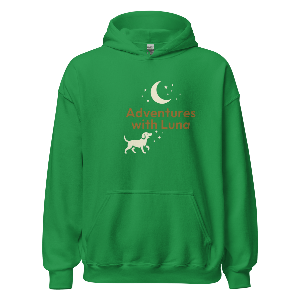 Night Walkies Unisex Hoodie - Adventures With Luna