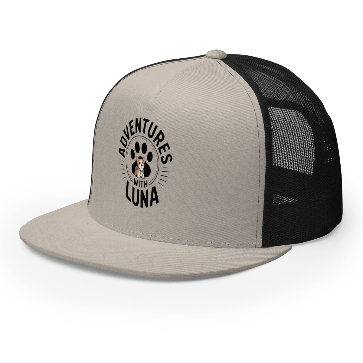 Puppy Luna Goes to School Trucker Cap - Adventures With Luna