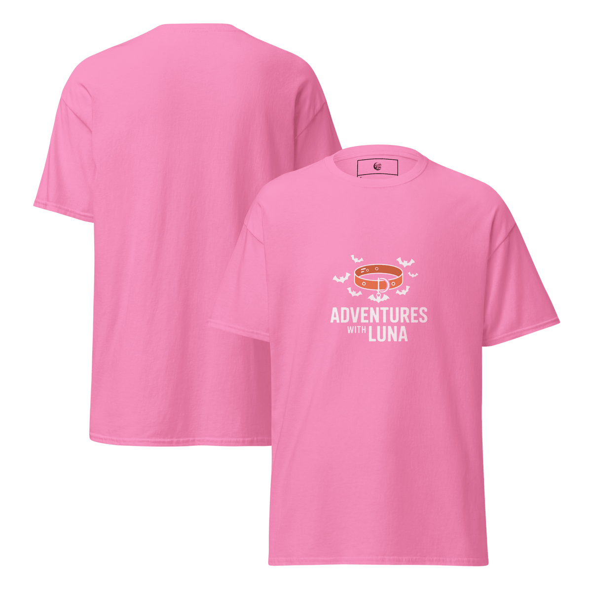 Spooky Collar Unisex Tee - Adventures With Luna