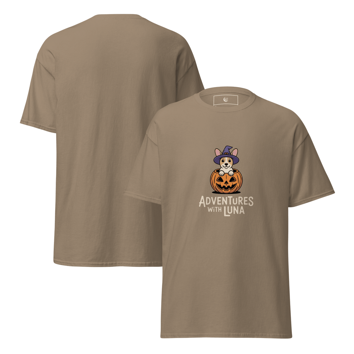 Trick or Treat Puppy Luna Unisex Tee - Adventures With Luna