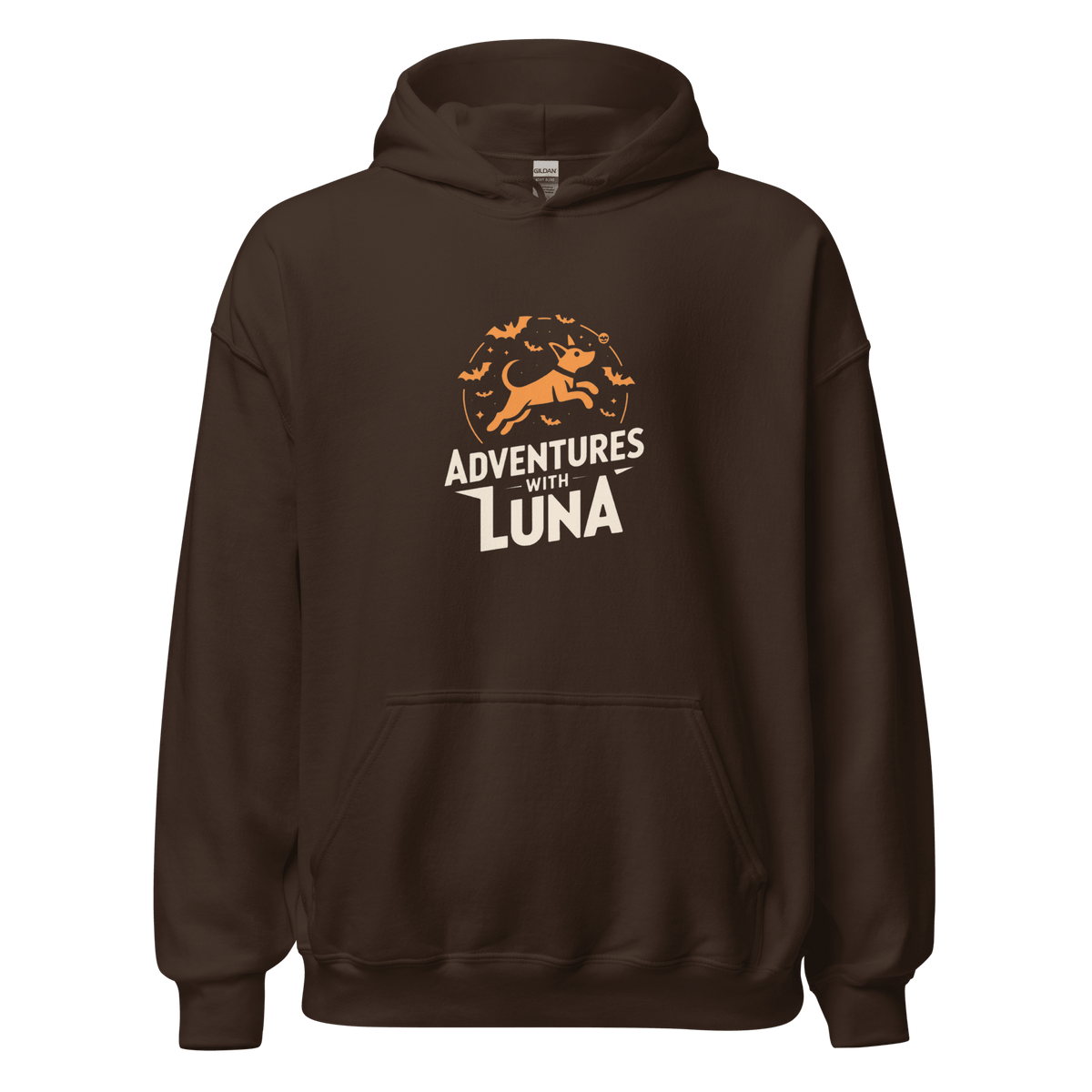 AWL Luna Flying with Bats Unisex Hoodie - Adventures With Luna