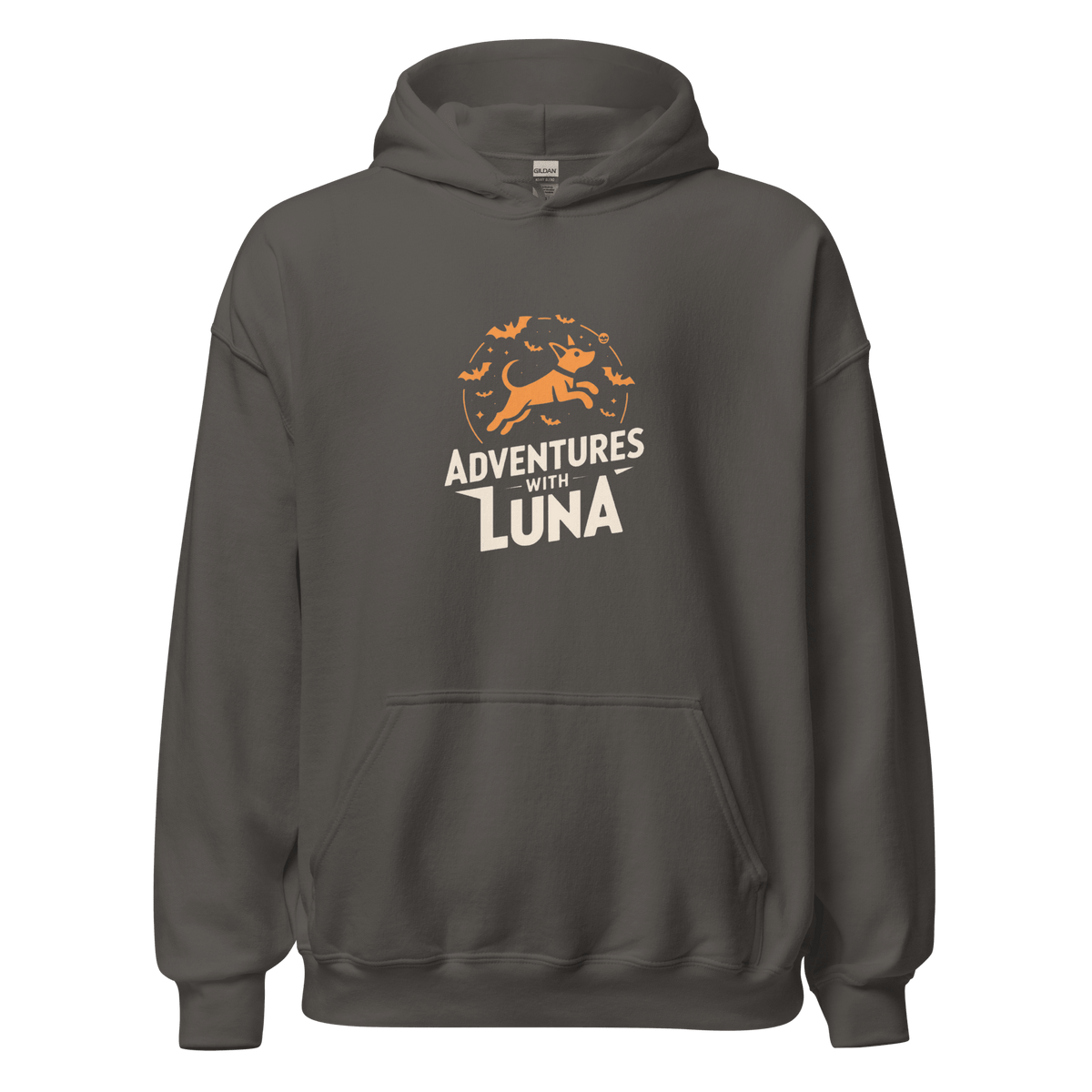 AWL Luna Flying with Bats Unisex Hoodie - Adventures With Luna