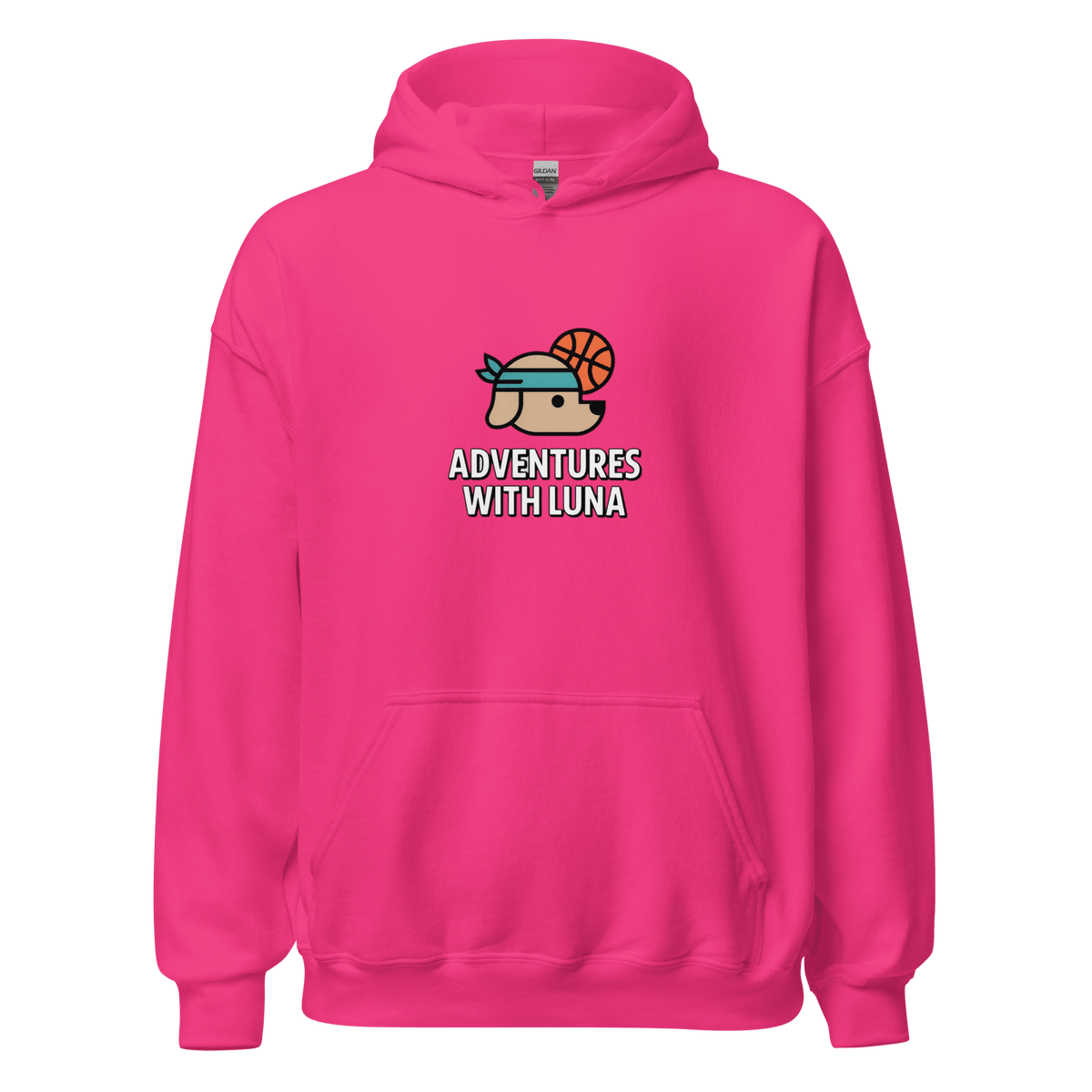 Basketball Star Luna Unisex Hoodie - Adventures With Luna