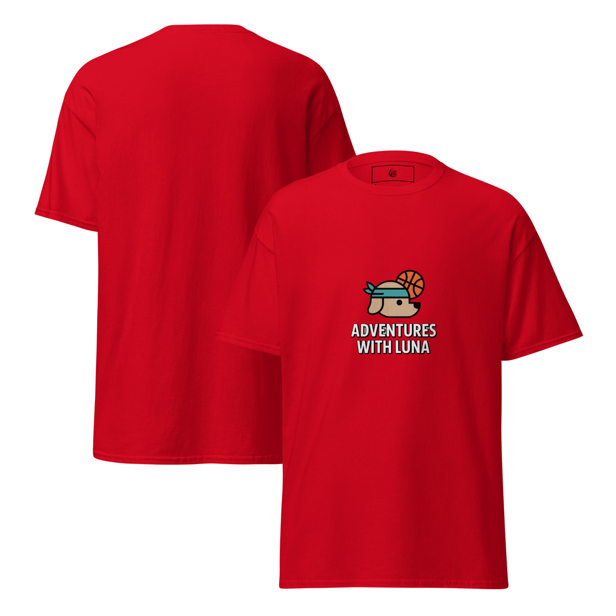 Basketball Star Luna Unisex Tee - Adventures With Luna