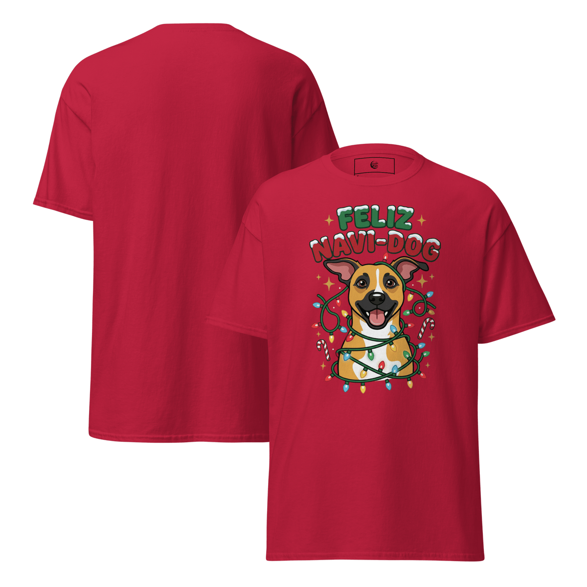 Feliz Niavi-Dog Luna Unisex Tee - Adventures With Luna