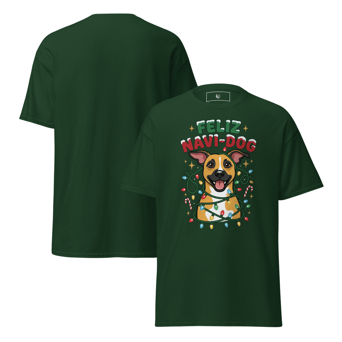Feliz Niavi-Dog Luna Unisex Tee - Adventures With Luna