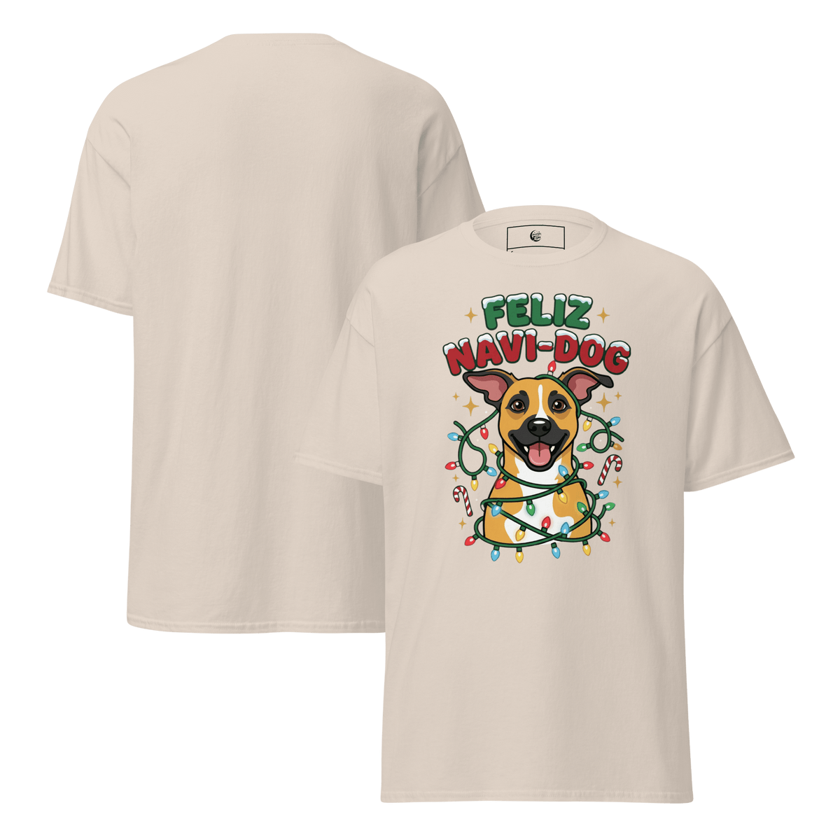 Feliz Niavi-Dog Luna Unisex Tee - Adventures With Luna