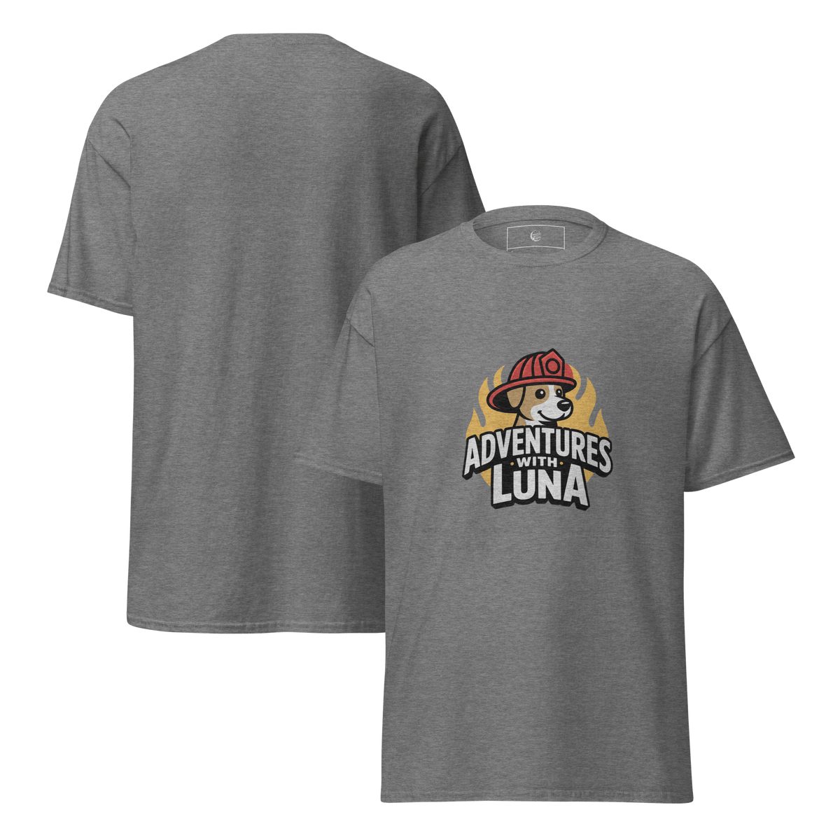 Firefighter Luna Unisex Tee - Adventures With Luna