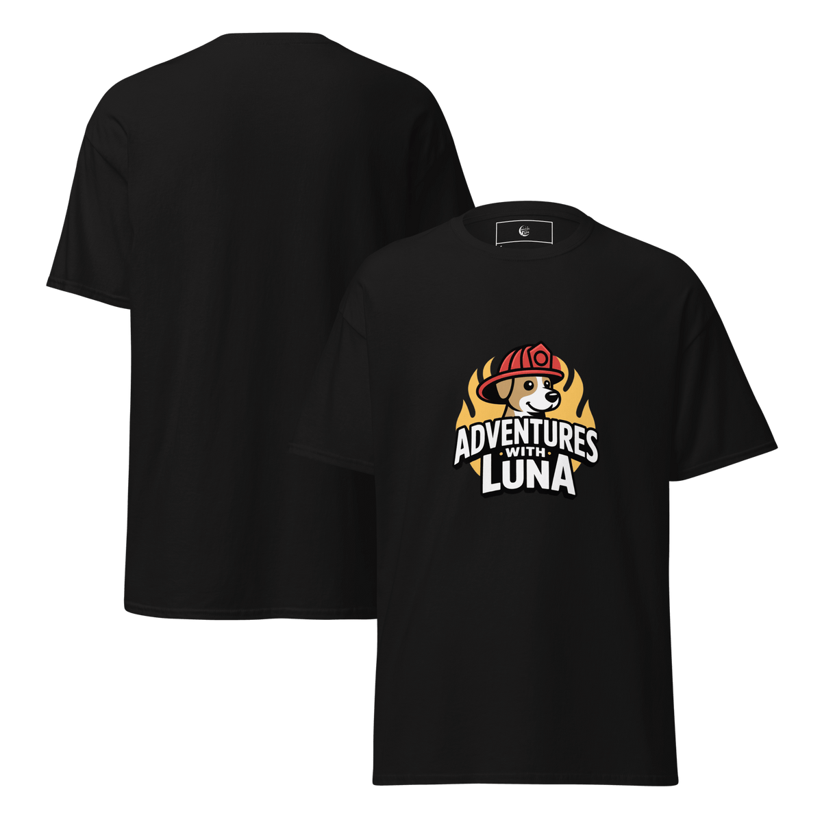 Firefighter Luna Unisex Tee - Adventures With Luna