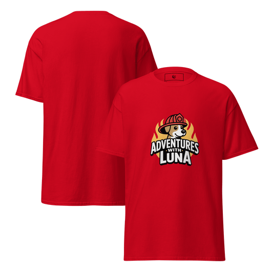 Firefighter Luna Unisex Tee - Adventures With Luna