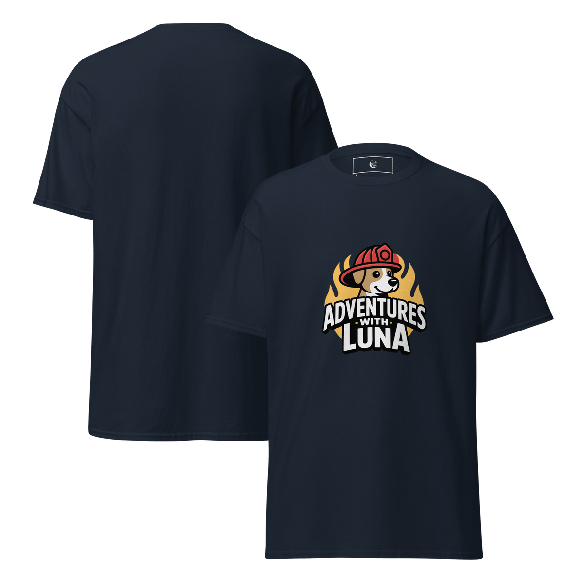 Firefighter Luna Unisex Tee - Adventures With Luna