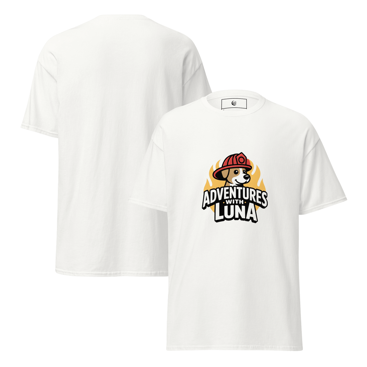 Firefighter Luna Unisex Tee - Adventures With Luna