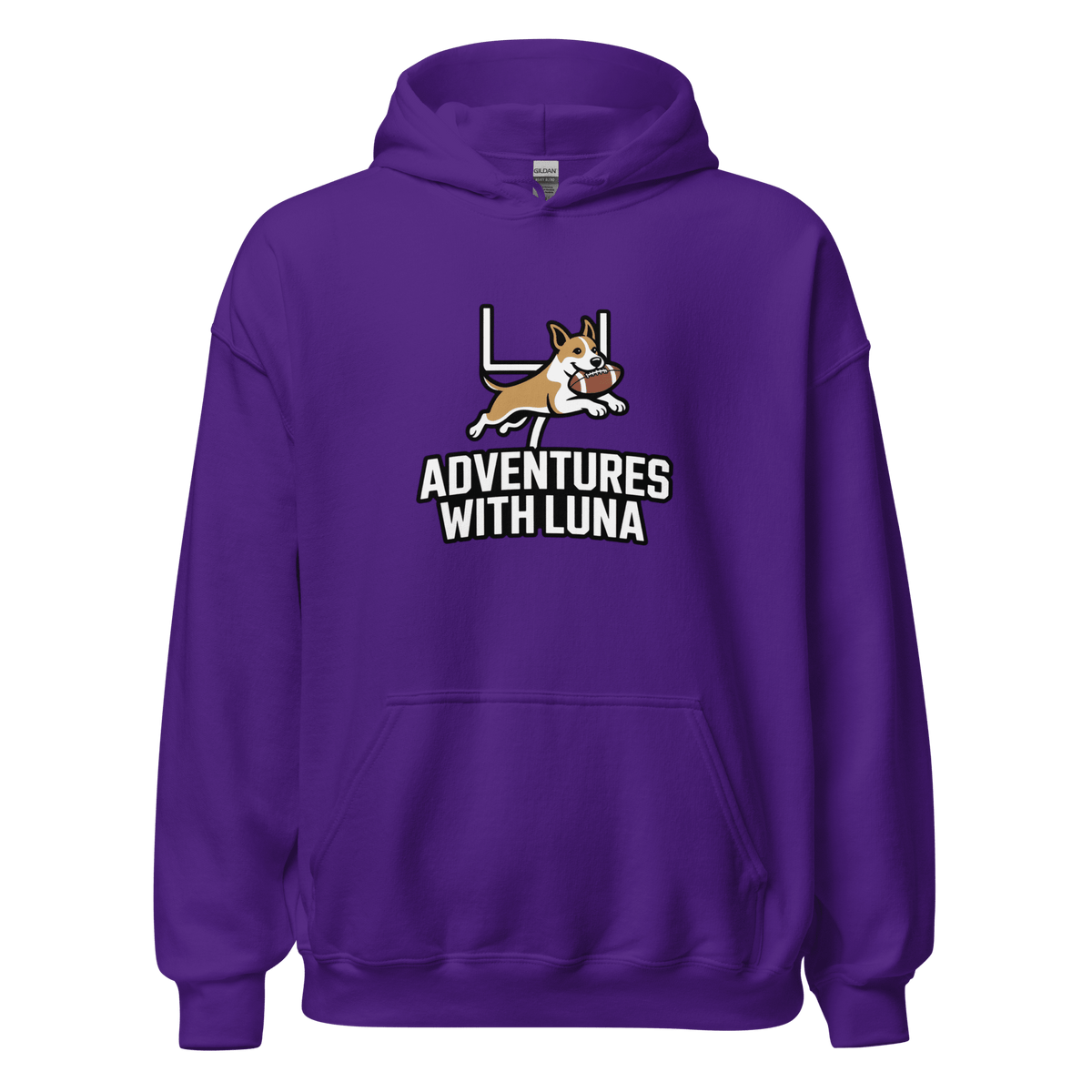 Gridiron Luna Unisex Hoodie - Adventures With Luna