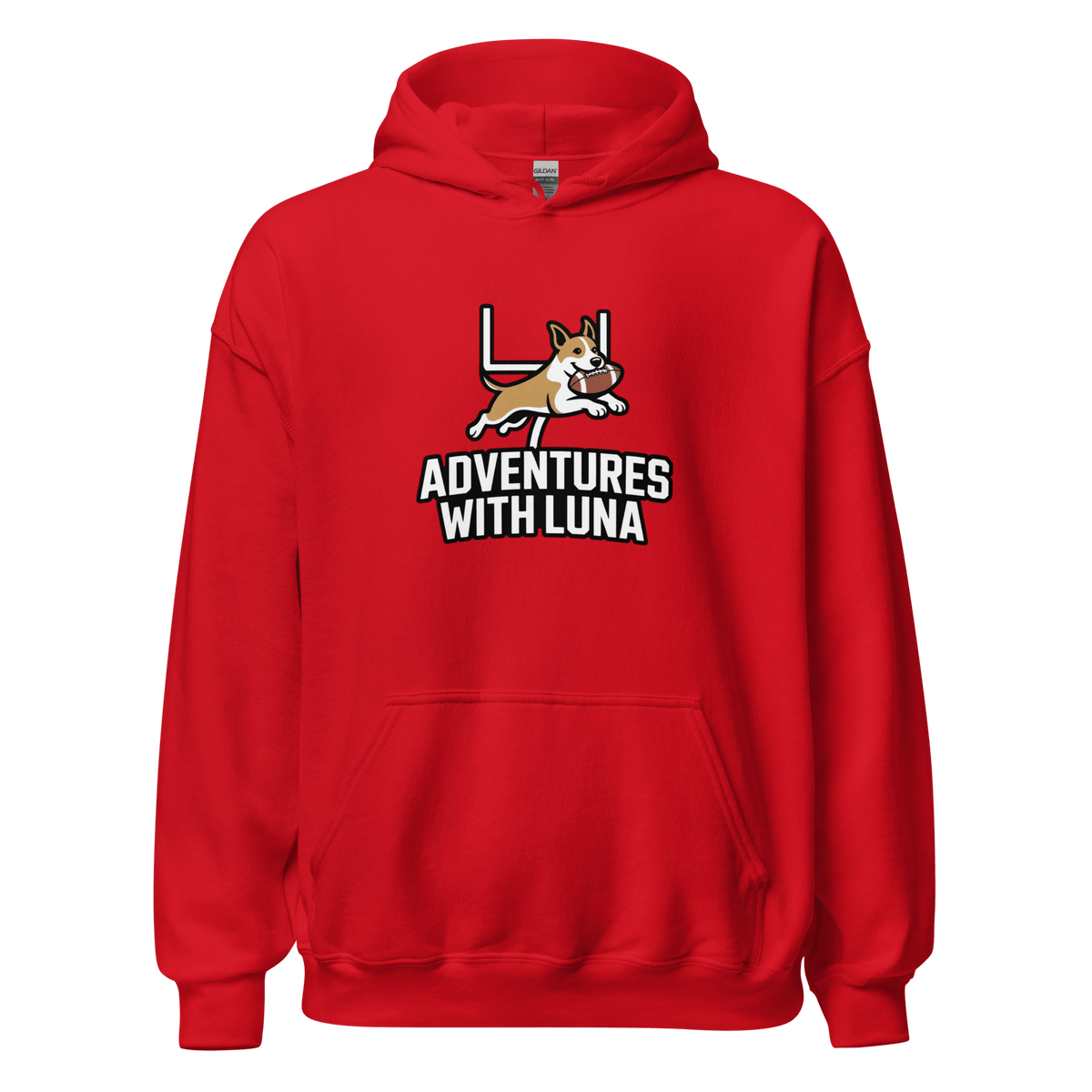 Gridiron Luna Unisex Hoodie - Adventures With Luna