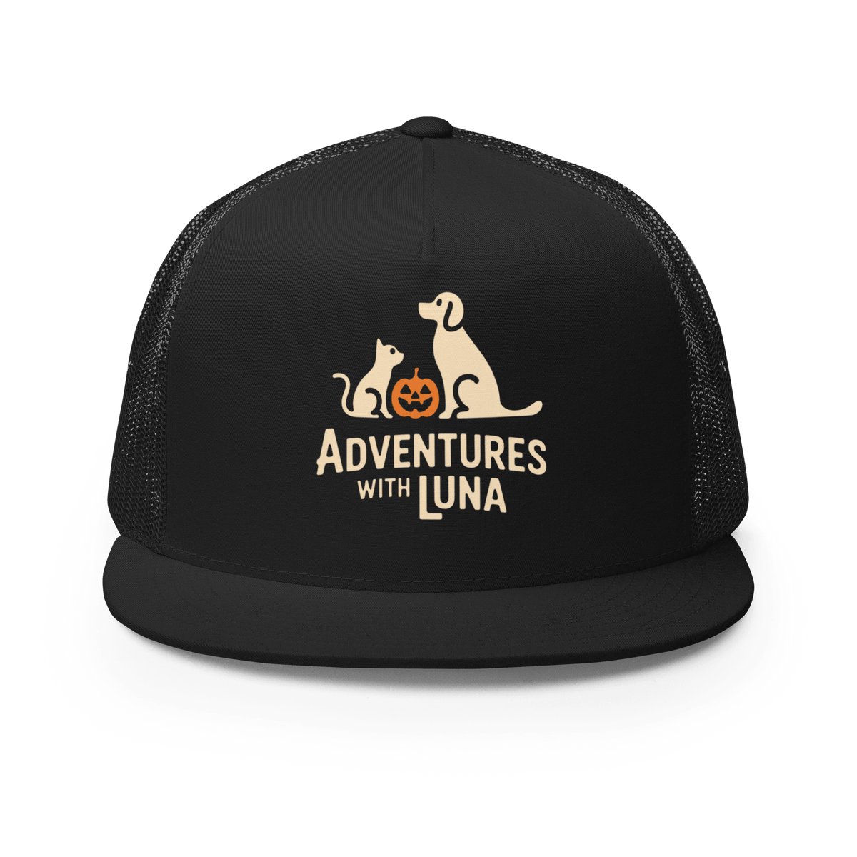 Halloween Friends Trucker Cap - Adventures With Luna