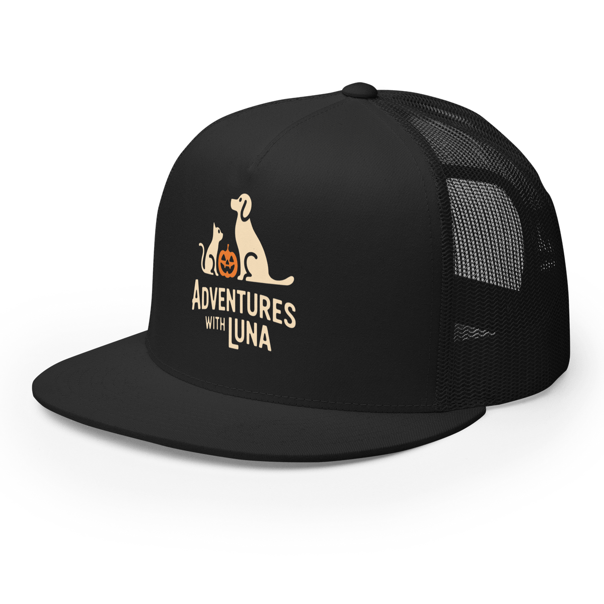 Halloween Friends Trucker Cap - Adventures With Luna