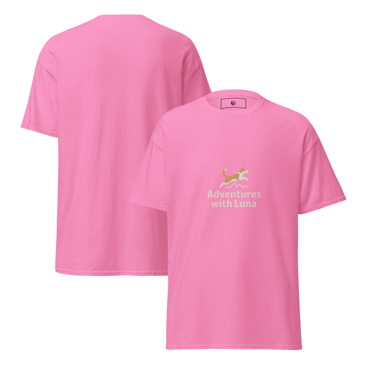 Luna on a Hike Unisex Tee - Adventures With Luna