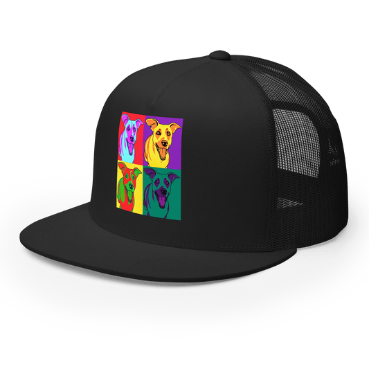 Luna Retro Pop Art Trucker Cap - Adventures With Luna