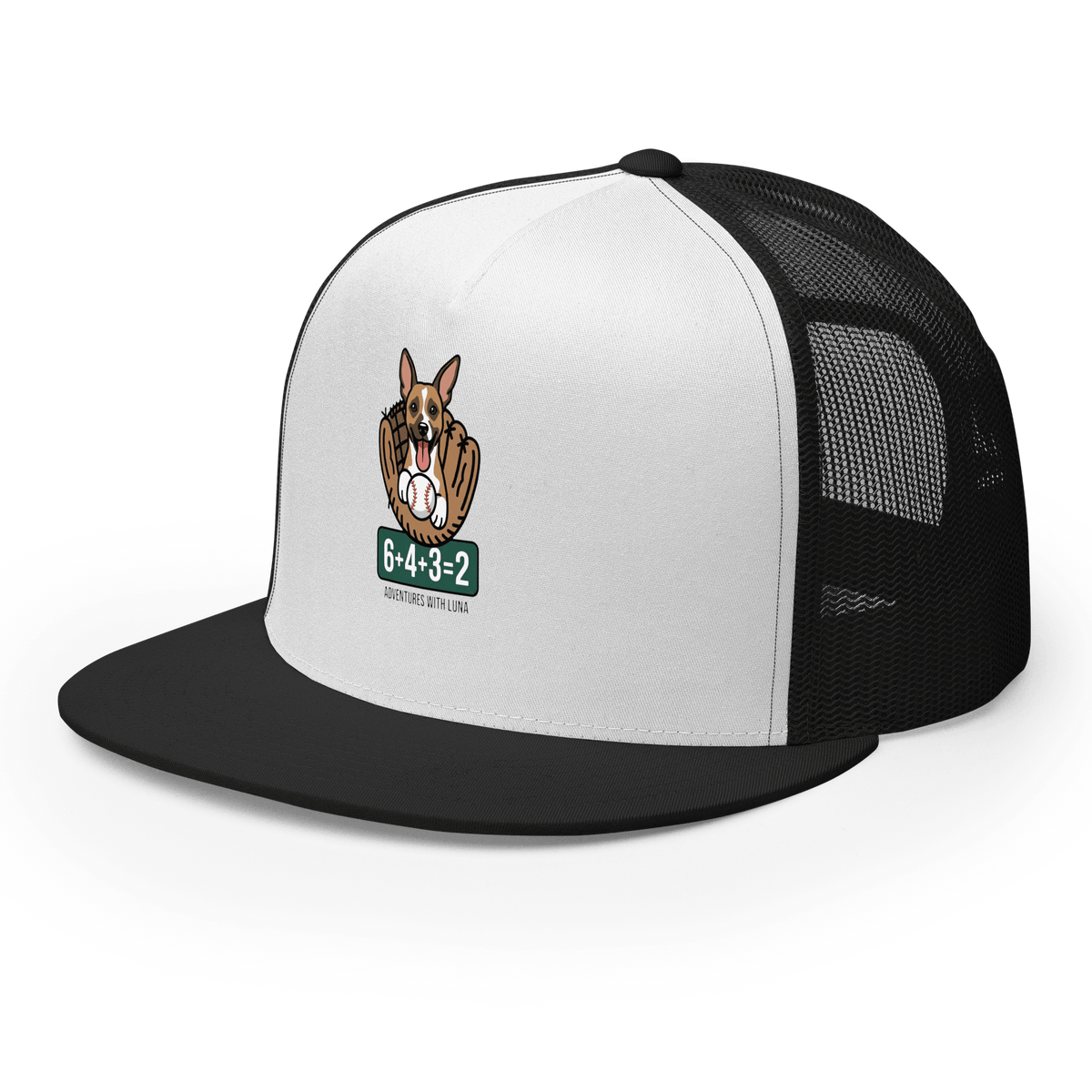 Luna's Baseball Math Trucker Cap - Adventures With Luna