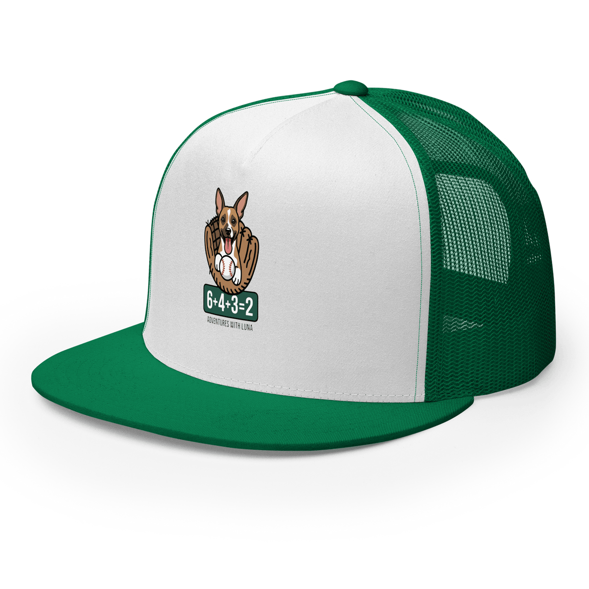 Luna's Baseball Math Trucker Cap - Adventures With Luna