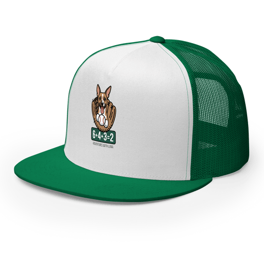 Luna's Baseball Math Trucker Cap - Adventures With Luna