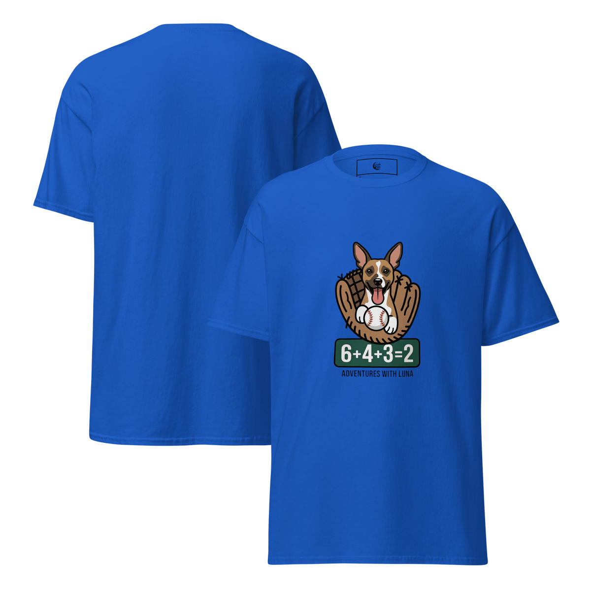 Luna's Baseball Math Unisex Tee - Adventures With Luna