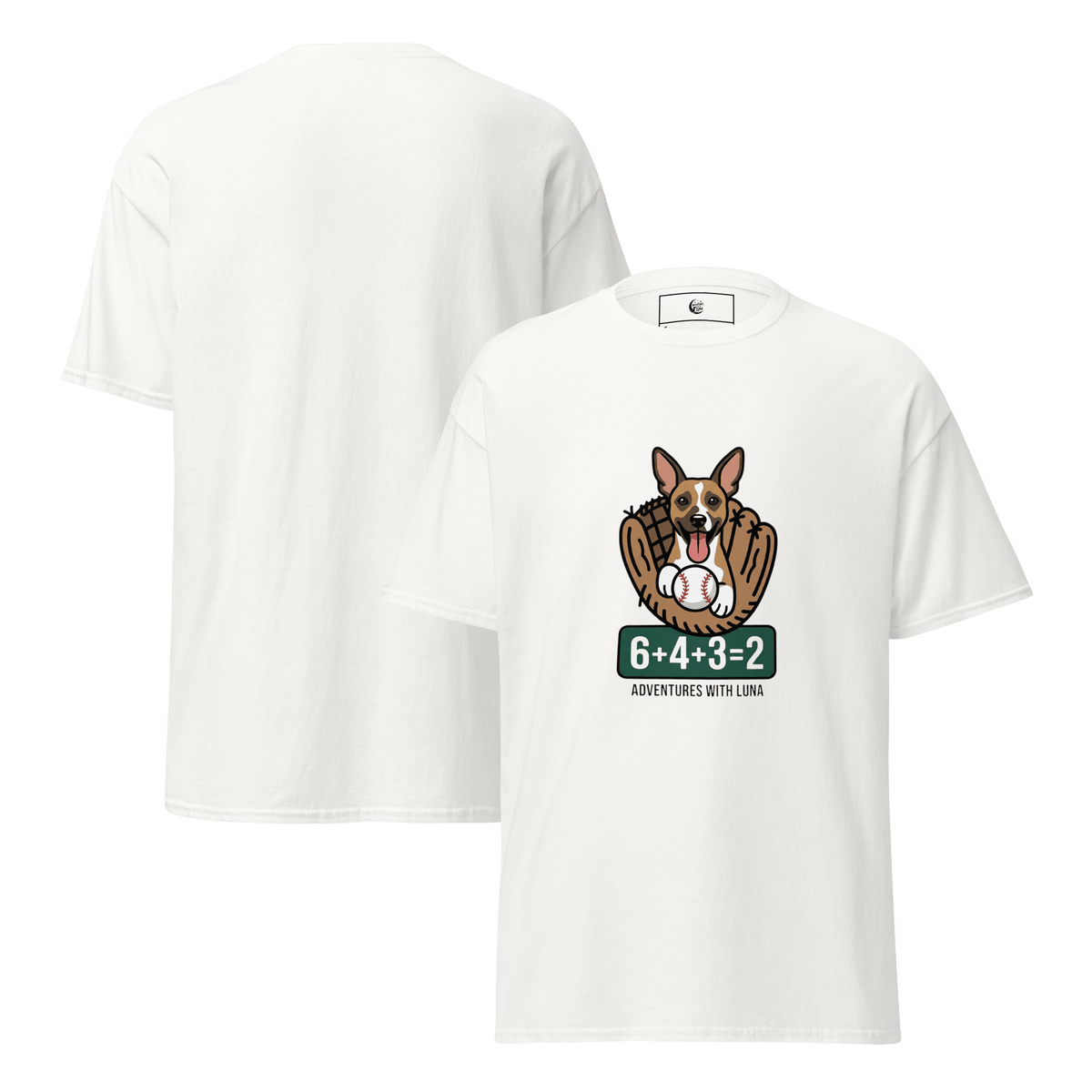Luna's Baseball Math Unisex Tee - Adventures With Luna