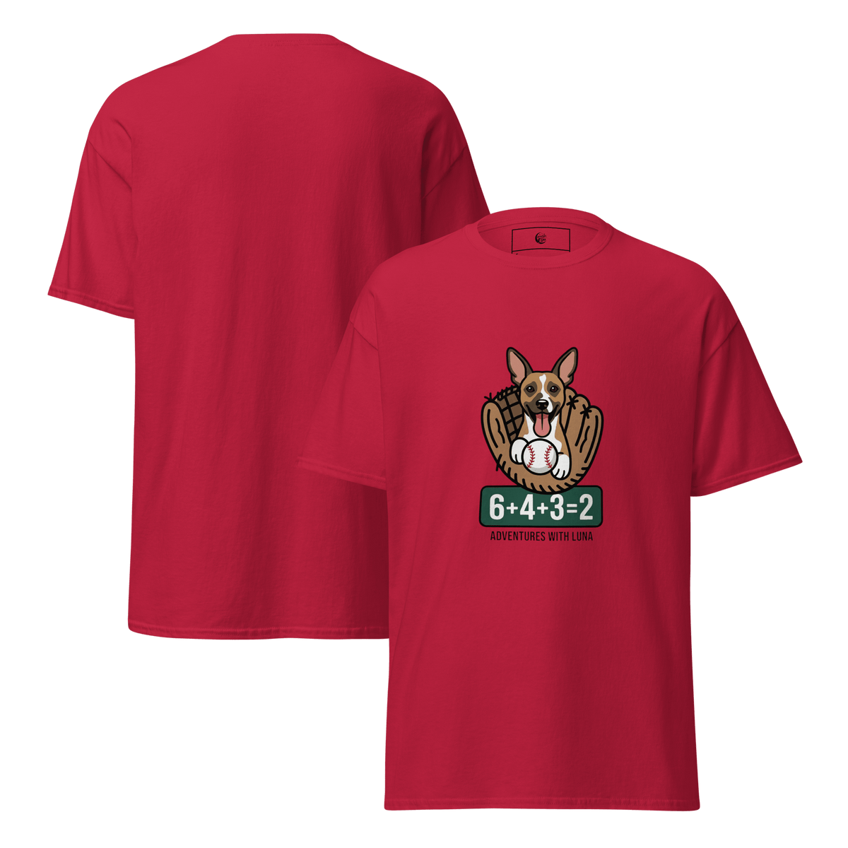 Luna's Baseball Math Unisex Tee - Adventures With Luna