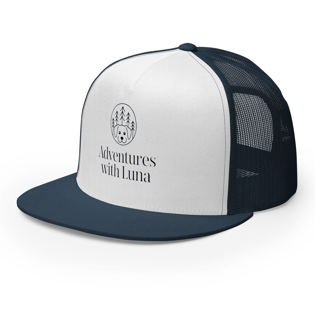Minimalist Luna in the Trees Trucker Cap - Adventures With Luna