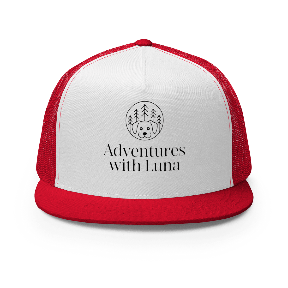 Minimalist Luna in the Trees Trucker Cap - Adventures With Luna