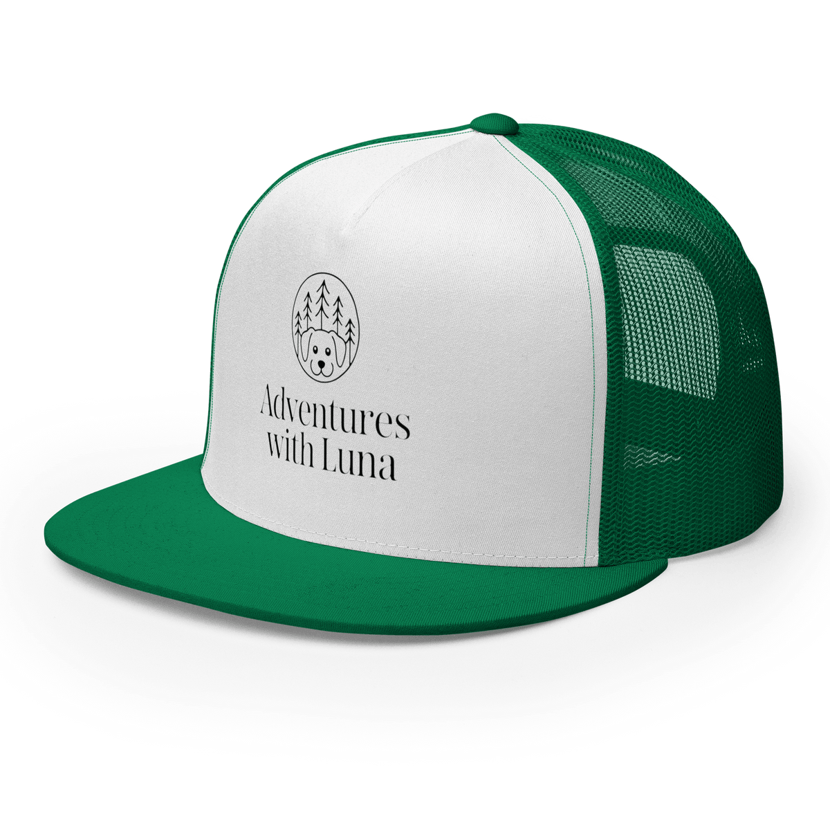 Minimalist Luna in the Trees Trucker Cap - Adventures With Luna
