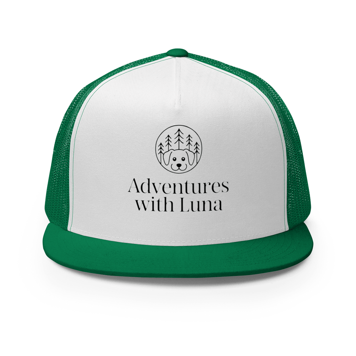 Minimalist Luna in the Trees Trucker Cap - Adventures With Luna