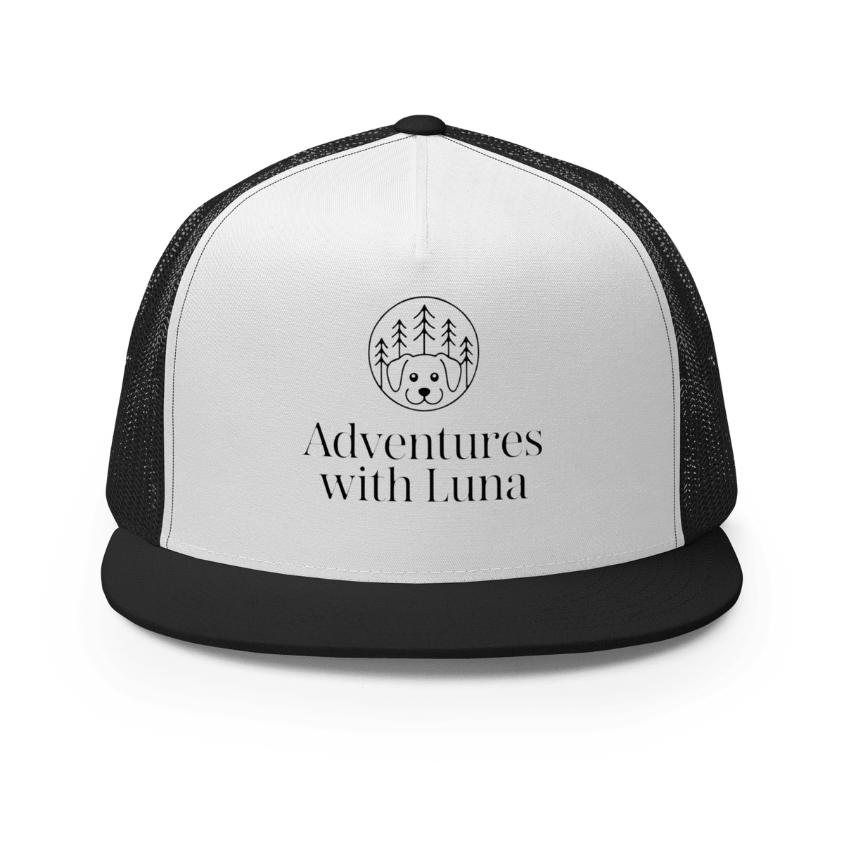 Minimalist Luna in the Trees Trucker Cap - Adventures With Luna
