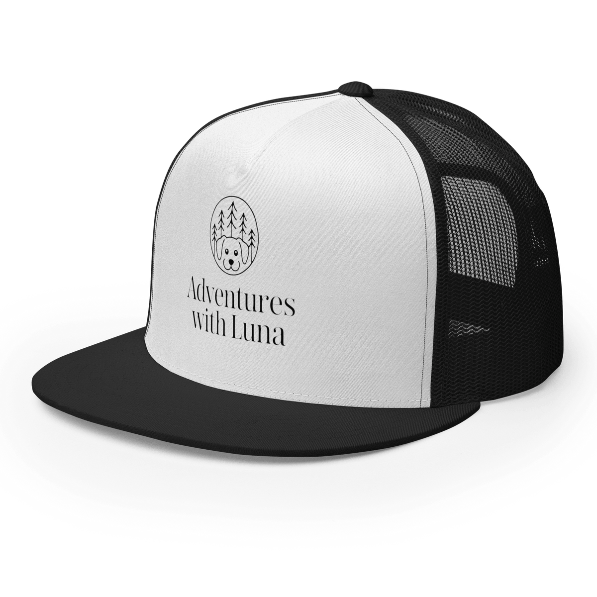Minimalist Luna in the Trees Trucker Cap - Adventures With Luna
