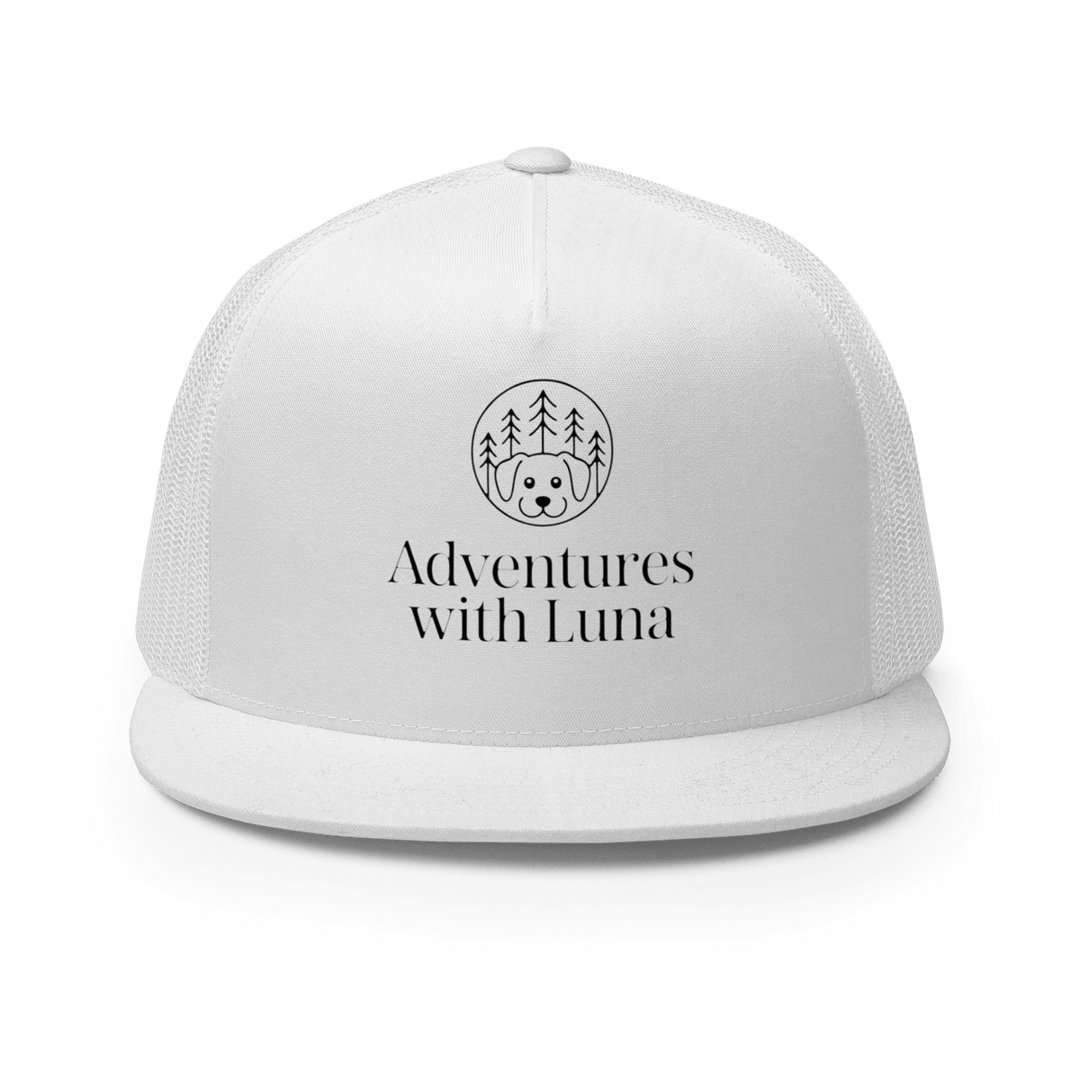 Minimalist Luna in the Trees Trucker Cap - Adventures With Luna