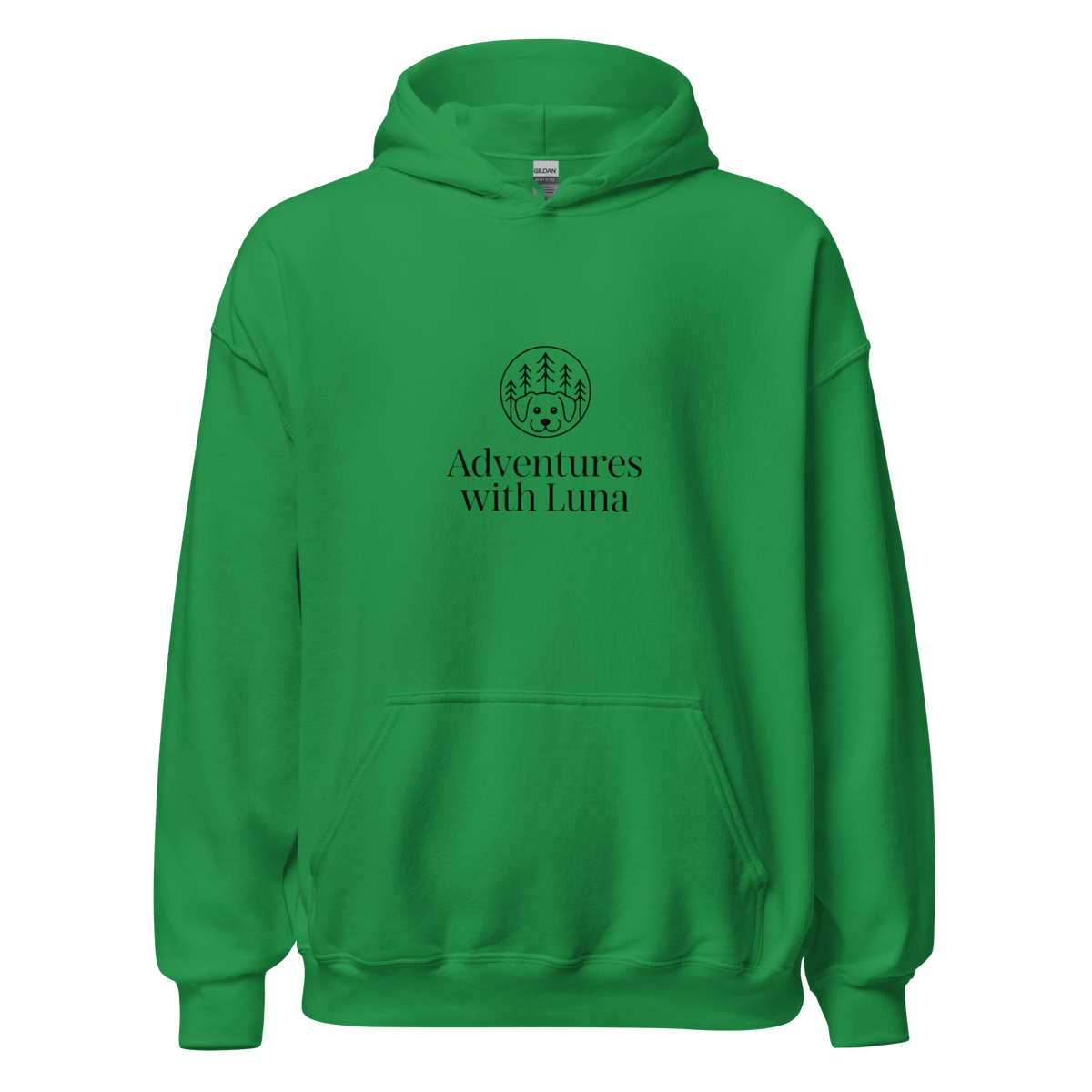 Minimalist Luna in the Trees Unisex Hoodie - Adventures With Luna