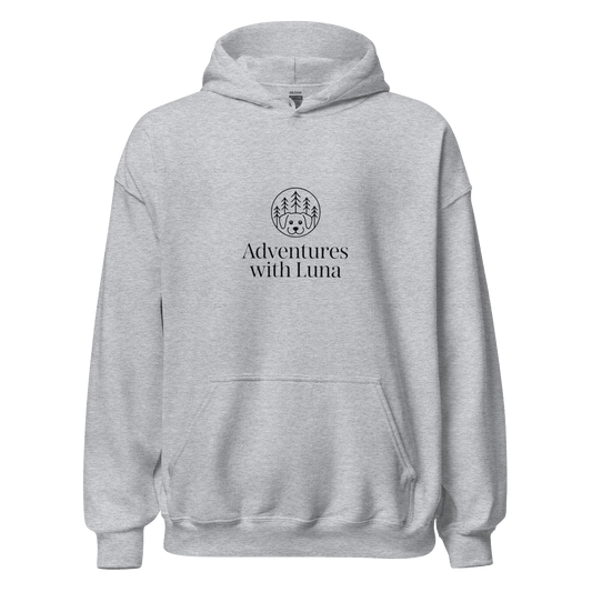 Minimalist Luna in the Trees Unisex Hoodie - Adventures With Luna
