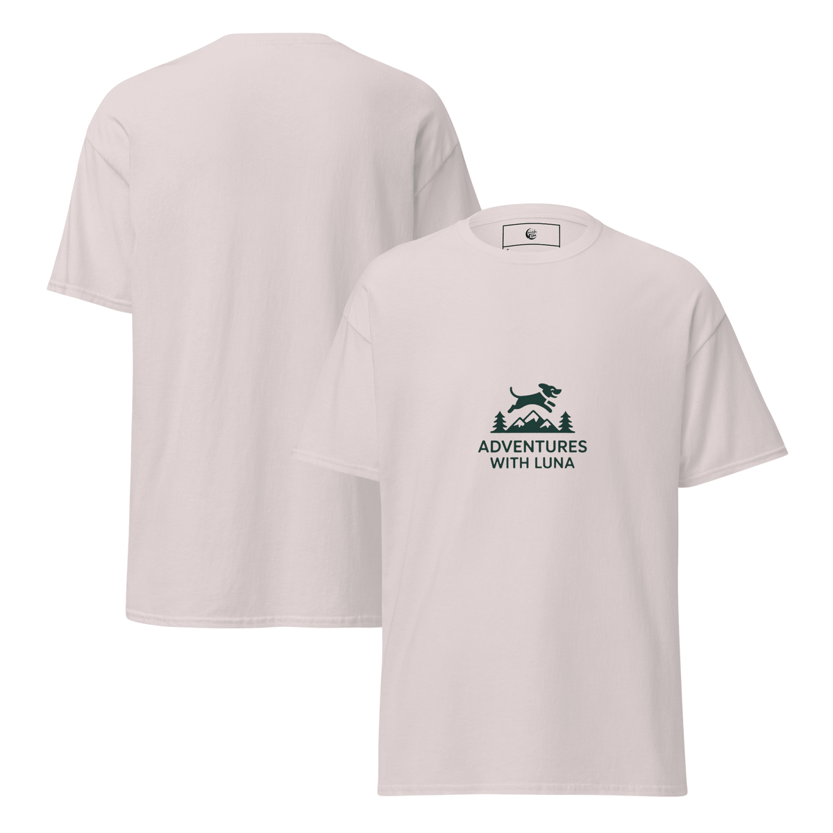 Mountain Jumping Luna Unisex Tee - Adventures With Luna