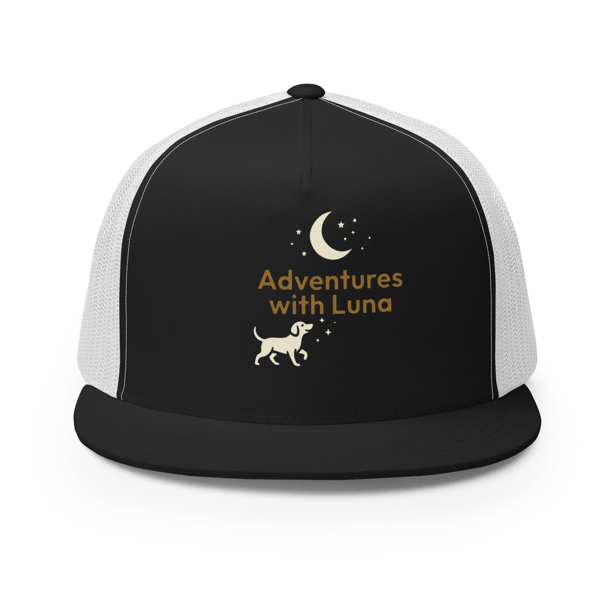 Night Walkies Trucker Cap - Adventures With Luna