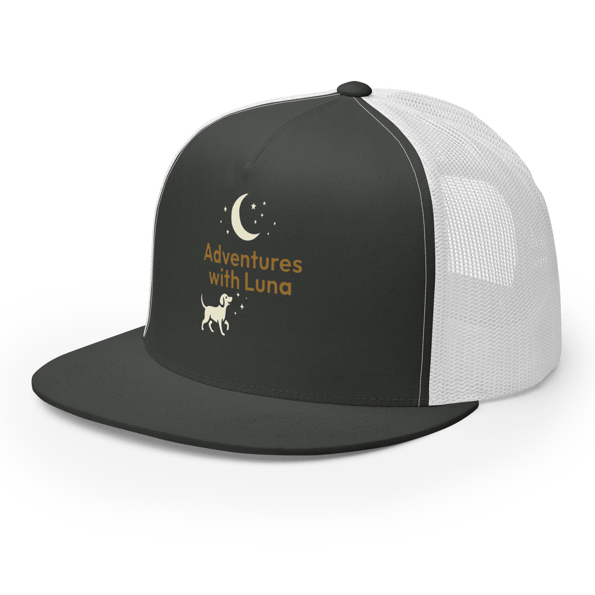 Night Walkies Trucker Cap - Adventures With Luna