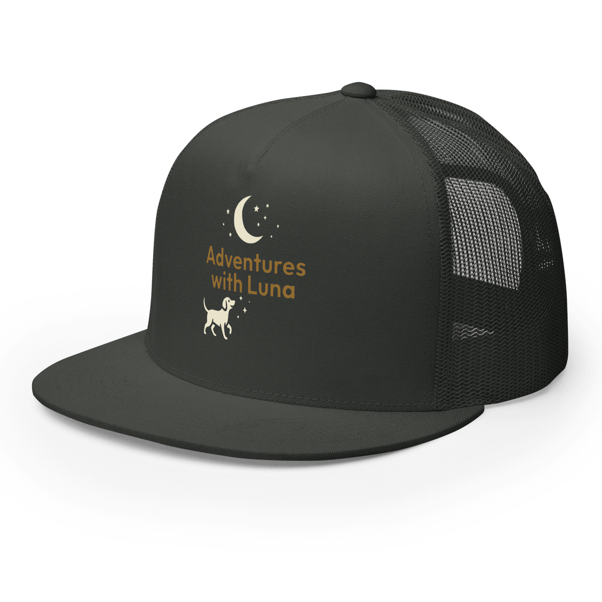 Night Walkies Trucker Cap - Adventures With Luna