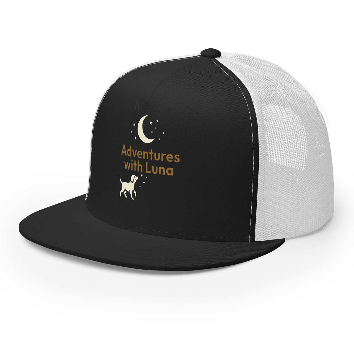 Night Walkies Trucker Cap - Adventures With Luna