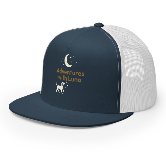Night Walkies Trucker Cap - Adventures With Luna