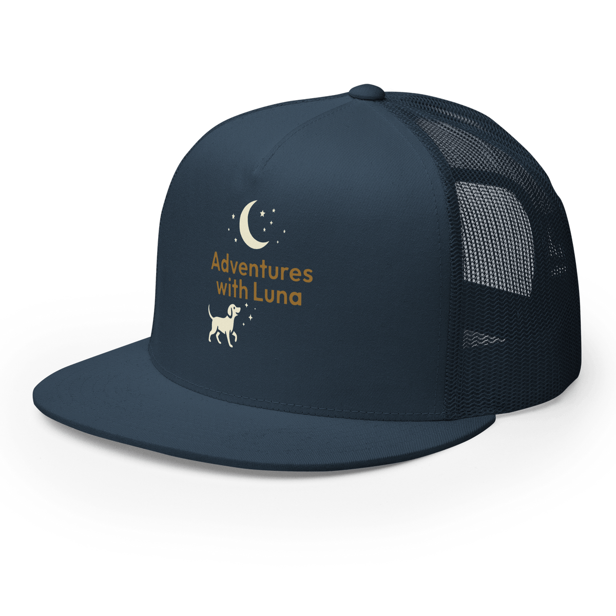 Night Walkies Trucker Cap - Adventures With Luna