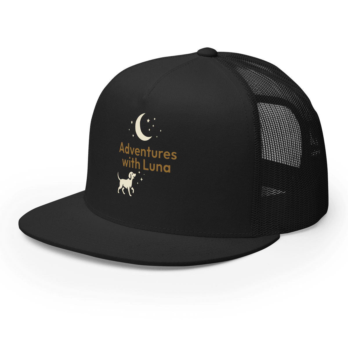 Night Walkies Trucker Cap - Adventures With Luna