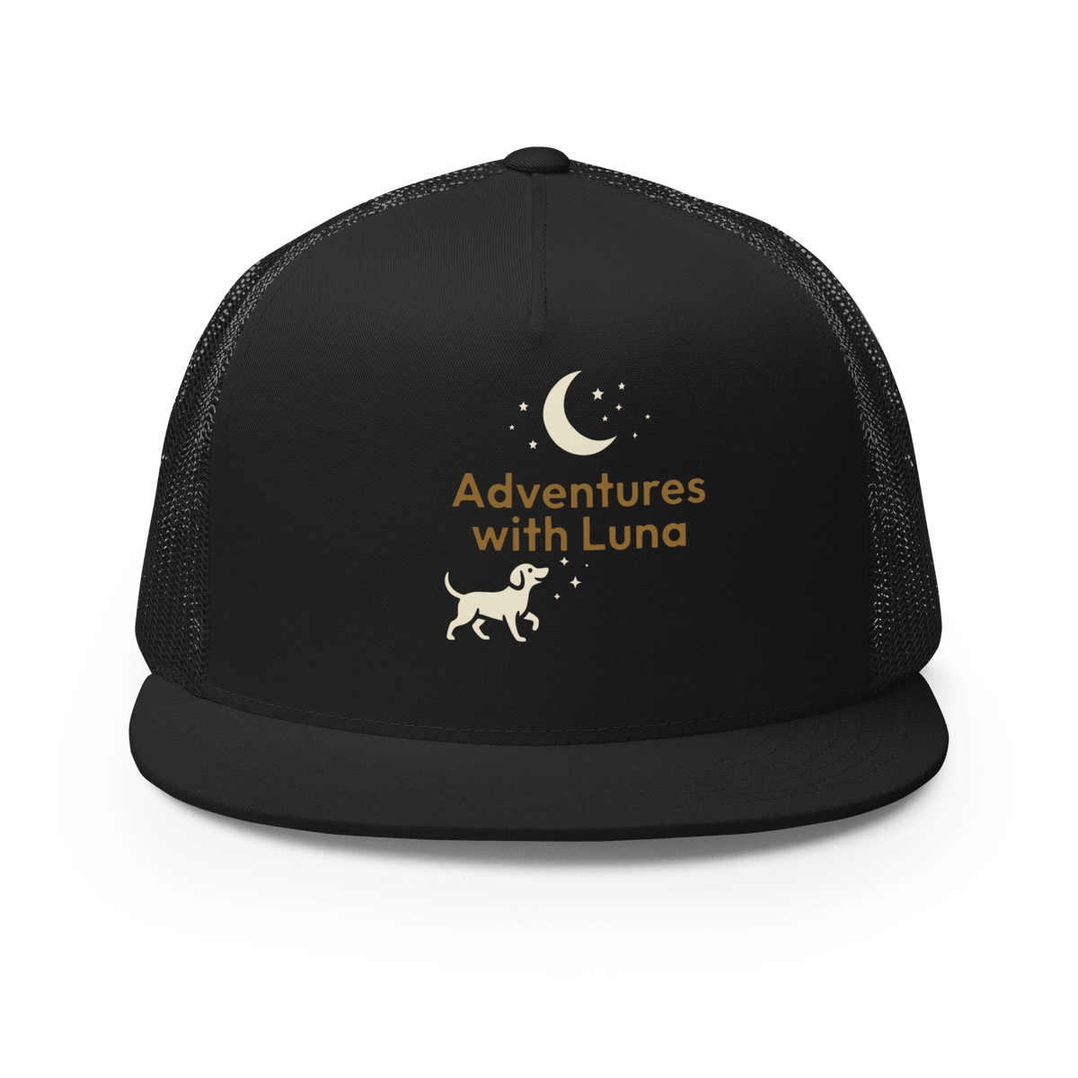 Night Walkies Trucker Cap - Adventures With Luna